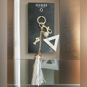 Guess Keychain with Tassel